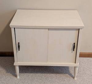 LL - Vintage Painted Storage Cabinet