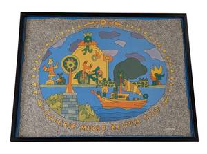 LL - Alexis Akrithakis Poster - Galerie Mikro Keitum Sylt Framed