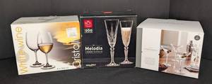 LL - RCR Melodia Glass Goblets Set - 6 Goblets, 16 cl (5.41 oz) - Made in Italy