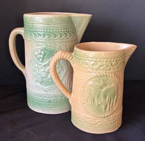 DR - Two Vintage McCoy Pitchers