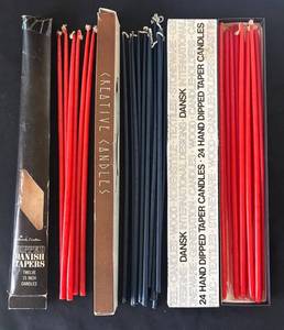 DR - 15in Hand-Dipped Taper Candles by Hallmark, Dansk and More