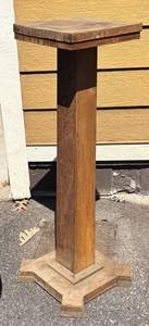 G - Vintage Wooden Plant Stand