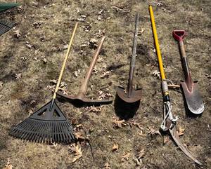 S - Rake, Shovels, Tree Trimmer and More