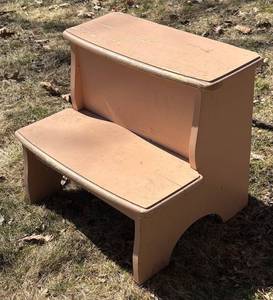 S - Two-Step Wood Step Stool