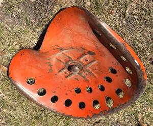 S - Vintage Metal Tractor Seat