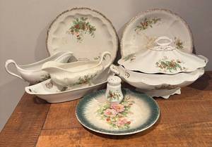LL - Festive Vintage Serving Dishes by Dixie, LaBelle and More