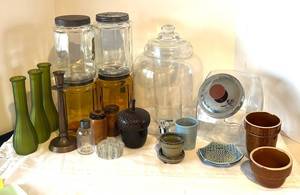DR - Glass Jars, Vases & Planters, Beverage Dispenser and More