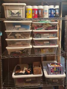 LS - Art & Craft Supplies Assortment - Cards, Markers, Paint and More