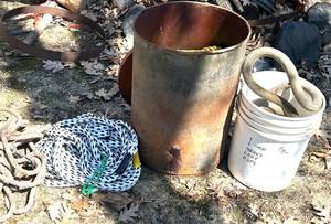 S - Rope Bundle 120 ft Yellow Rope (Continuous) & Assorted Coiled Ropes