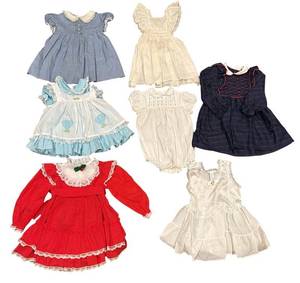 LL - Toddler Clothes - Vintage Assorted Dresses (Lot of 6)