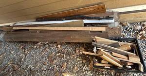 O - Assorted Scrap Wood - Mixed Lumber Pieces for DIY Projects