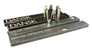 UL - Dansk 6-Arm Candle Holder - Dansk Designs Ltd with 14 in Taper Candles