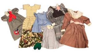 LL - Vintage Childrens Dresses & Outfits - Mixed Sizes