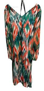 LL - International Concepts Womens Dress - Size L - Multicolor Ikat Print
