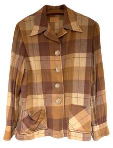 Pendleton Vintage Plaid Wool Shirt Jacket