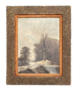 LL - Original Vintage Landscape Painting