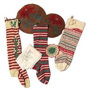 LL - Christmas Stockings, Vintage Leather Decor and More