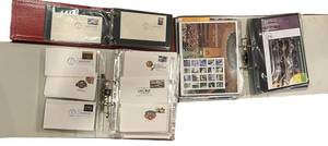 LL - Stamp Collection - First Day Covers & United Nations Commemoratives Binder