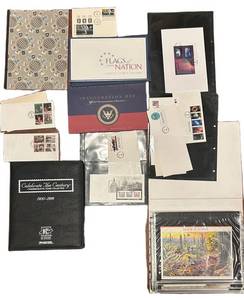 LL - US Stamp Collection - Celebrate the Century Binder, Hollywood Legends & FDCs