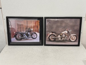 Framed Harley Davidson Posters