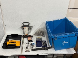 Assorted Tools and Tote