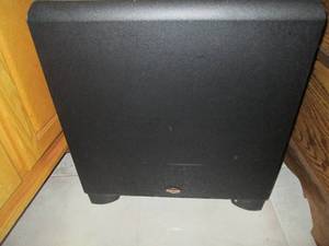 Klipsch subwoofer measuring 17 cub...