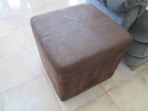 Stool  footrest with storage...