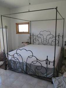 Designer metal King size bed, all m...