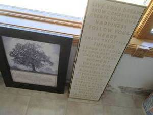 2 Inspirational wall hangings...