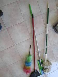 Lot of cleaning tools...