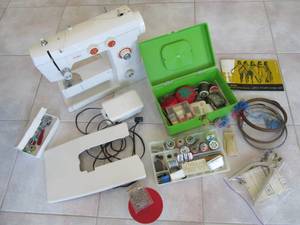 Montgomery Ward sewing machine with...