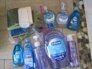 Assorted mainly new cleaning suppli...
