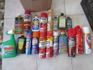 Lot of mainly new cleaning supplies...
