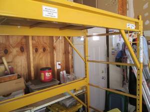 6 Multi purpose scaffold on wheels...