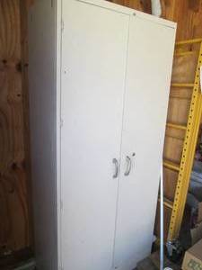 Metal cabinet 87 tall 36 wide...