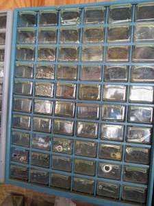 Parts organizer filled with fastner...