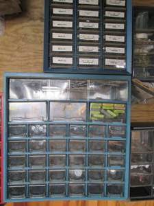 2 Parts organizers filled with fast...