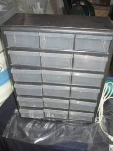 Like new plastic prganizer...