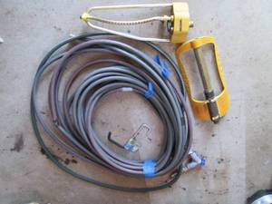 Garden Hose and sprinkler