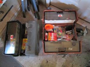 Lot of fishing tackle and supplies