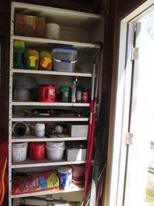 Shelf with all contents