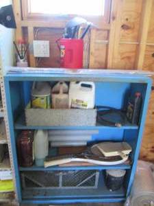 Shelf with contents, 36 x 12 x 42 ...