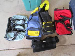 Assortment of duffel bags...