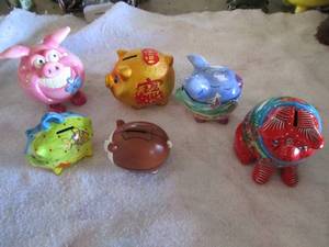 Collection of piggy banks