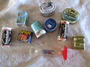 Vintage collectible containers