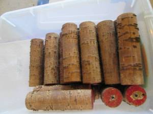 Antique player piano rolls
