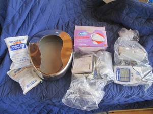 Lot of blood pressure monitors and ...