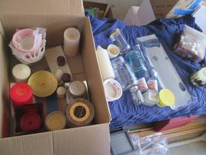 Home decor Candles with holders, g...