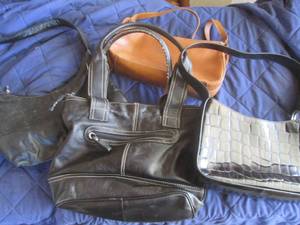 4 Leather purses...