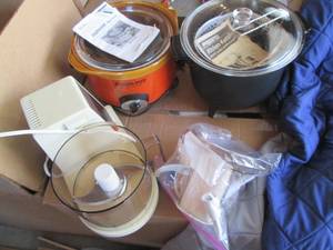 Food processor, Rival crock pot, Pr...